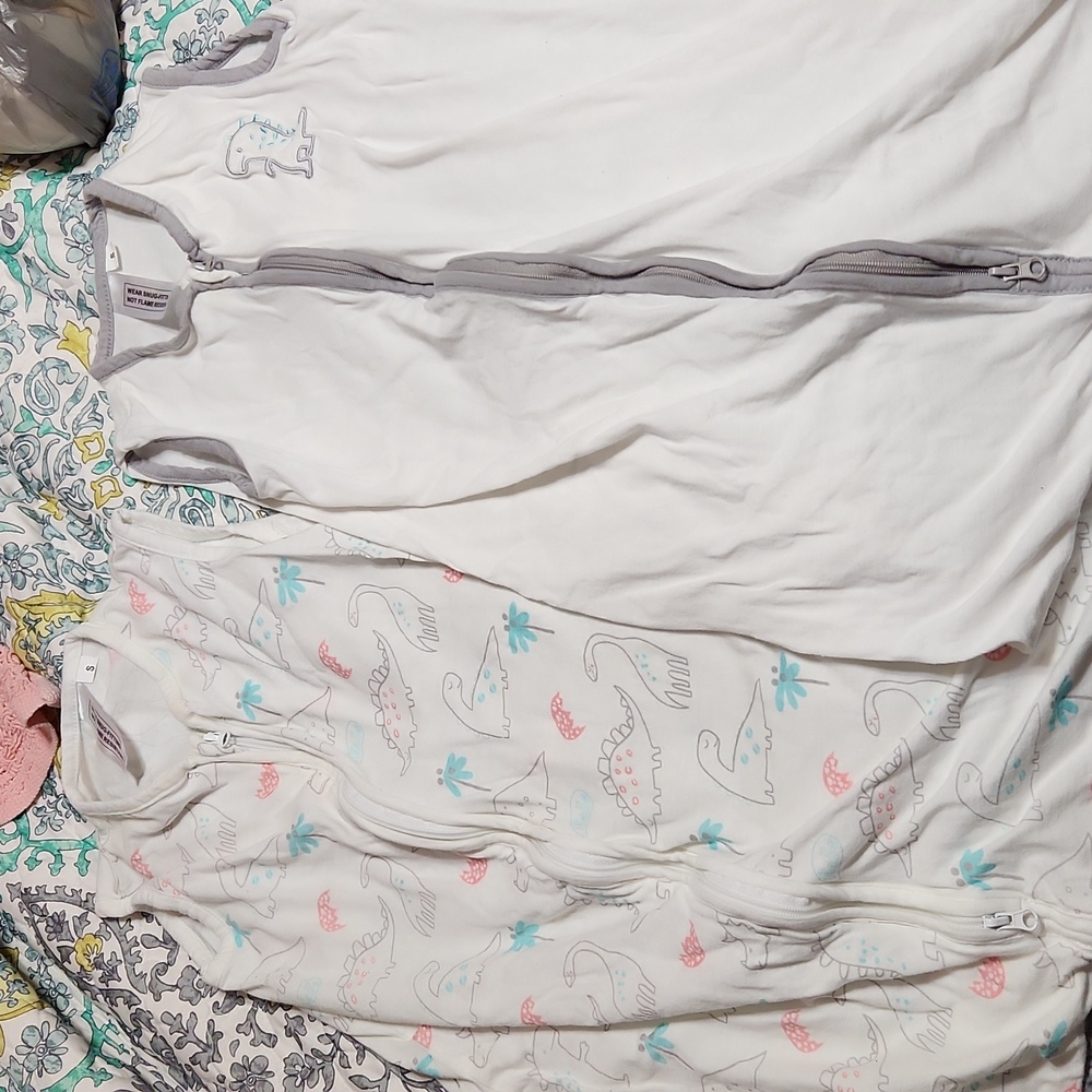 Baby Sleep Sacks Gently Used Size Small (0-6 Months) bought on Amazon (I think)